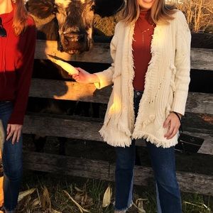 Anthropologie | Fringe Cardigan